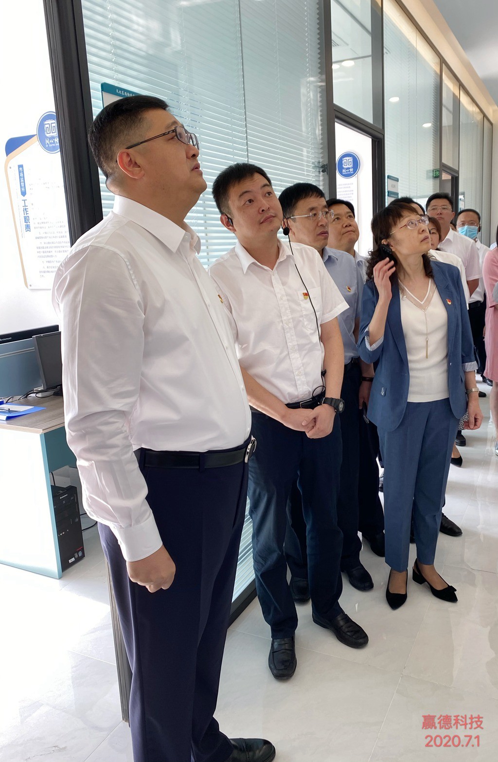 历下区江山书记到文东街道察看网格化社会治理工作开展情况