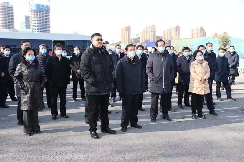 济南市重点项目建设观摩评议团到历下区观摩   济南软件开发