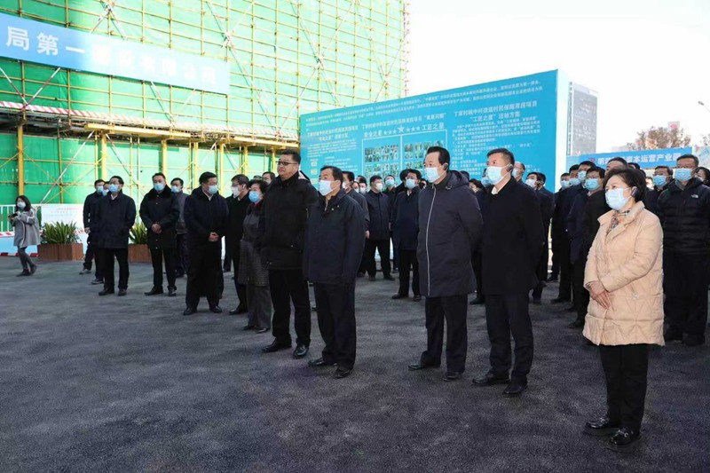 济南市重点项目建设观摩评议团到历下区观摩   济南软件开发