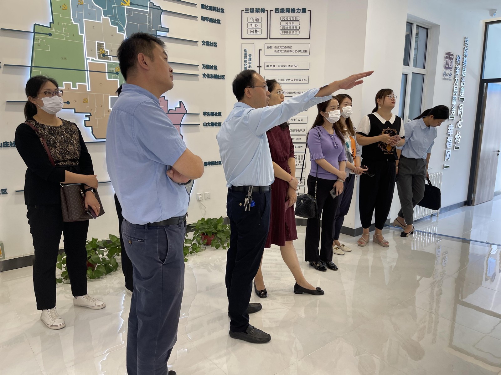 迎接威海市环翠区委组织部、综治中心 到历下区考察学习方案